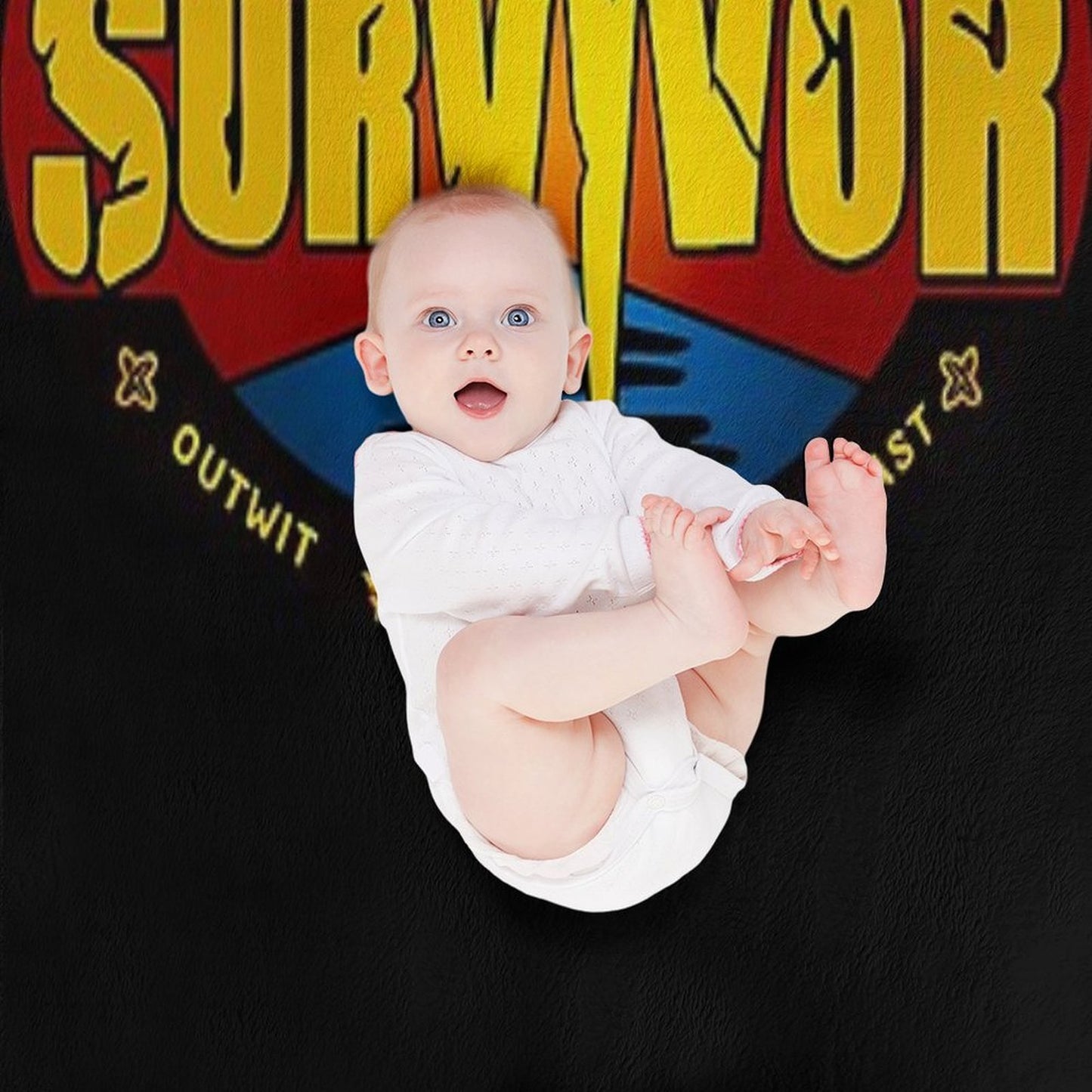 Australian Survivor Outwit Outplay Outlast Shrink-resistant Throw Blanket
