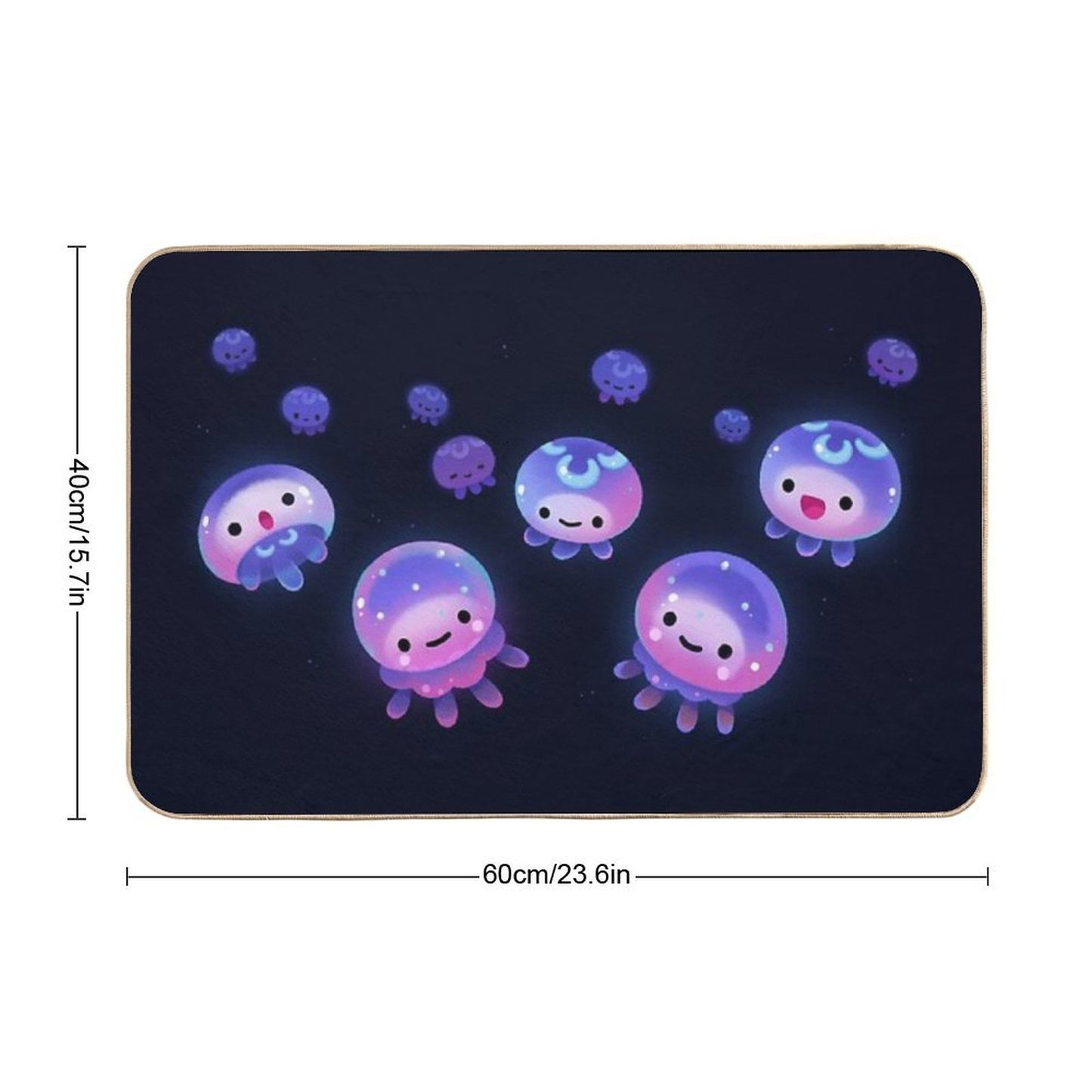 Baby Jellyfish Rapid-Drying Bath Mat