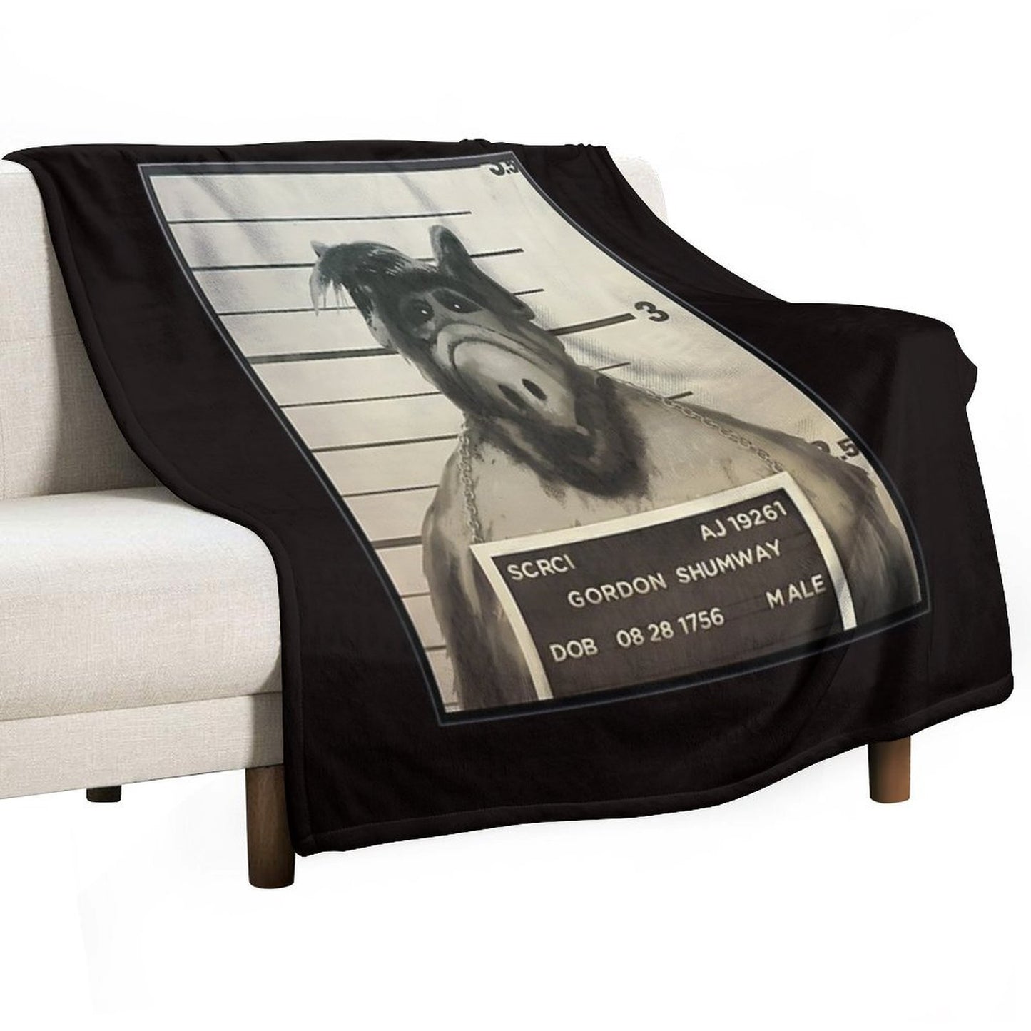 Alf Mugshot Multi-functional Throw Blanket