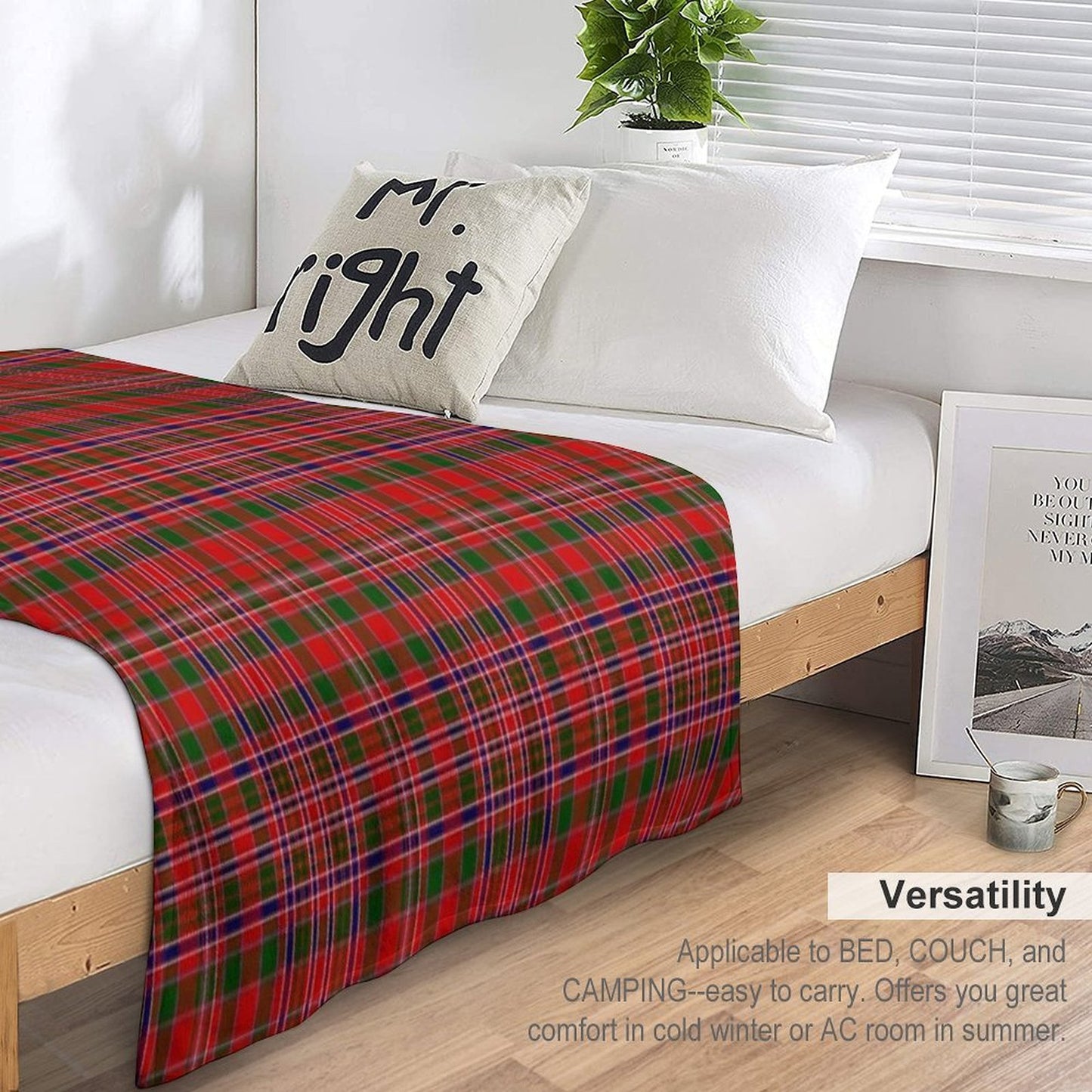 Clan MacAlister Tartan Quick-dry Throw Blanket