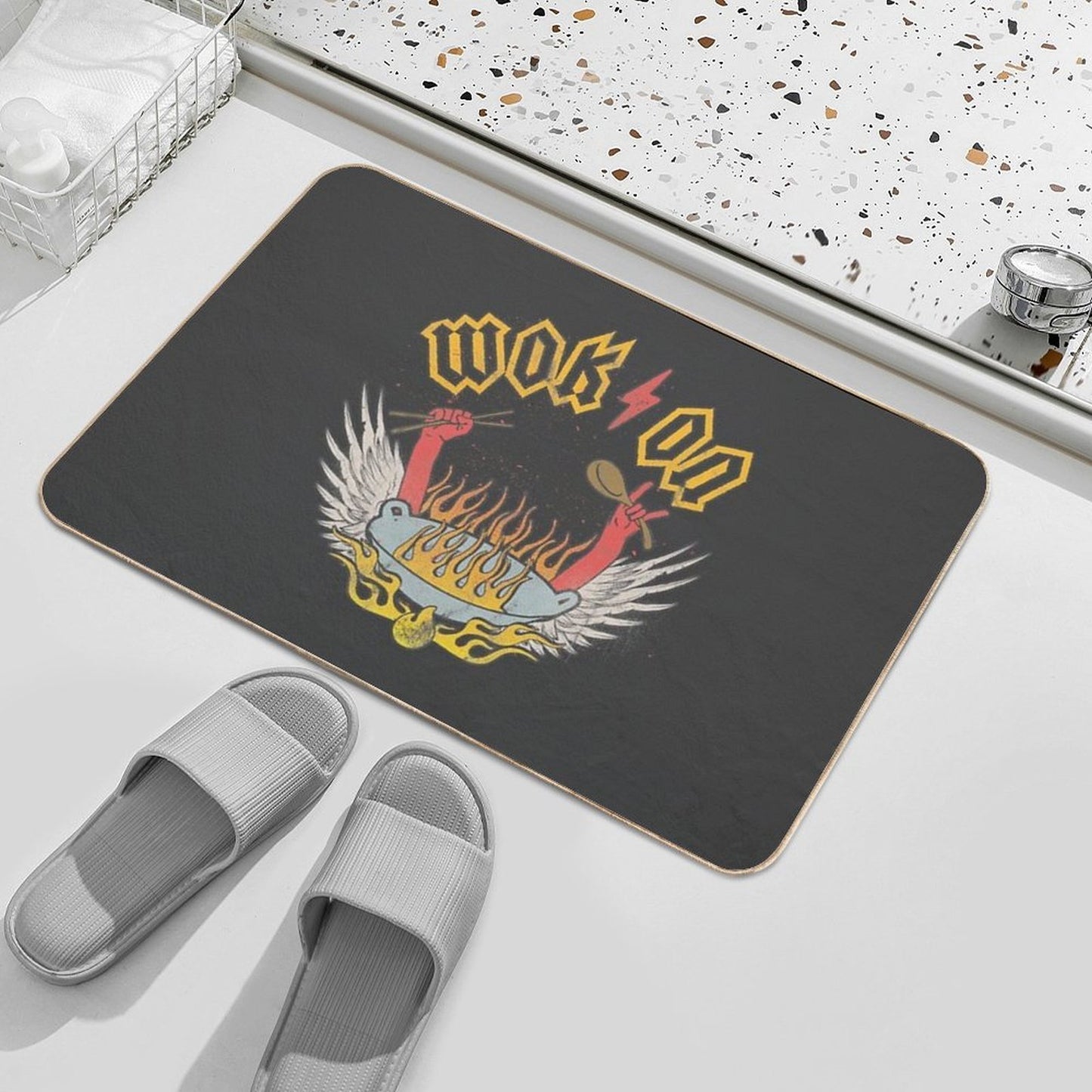WOK ON Anti-Trip Bath Mat