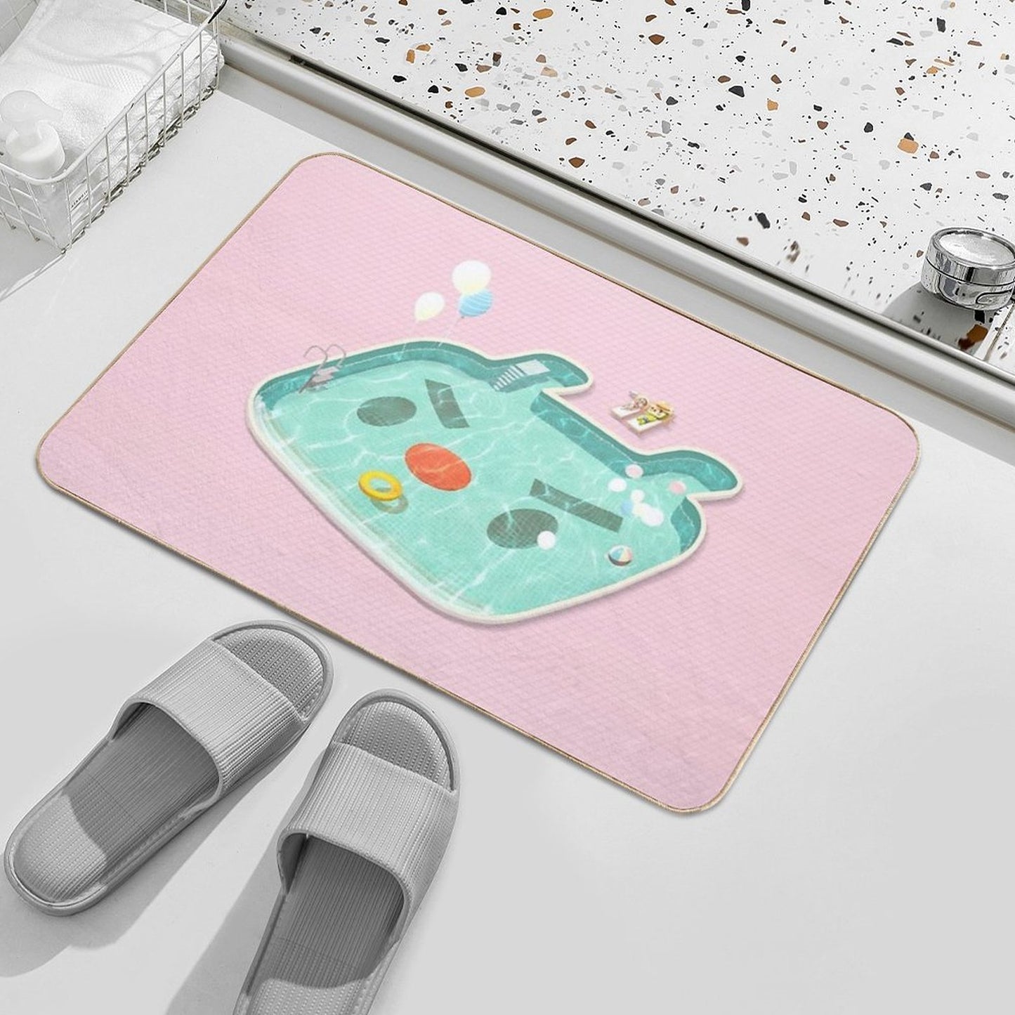 Iron T. – Character Pool – Dreamy Pet Summer Escape Toxin-Free Bath Mat