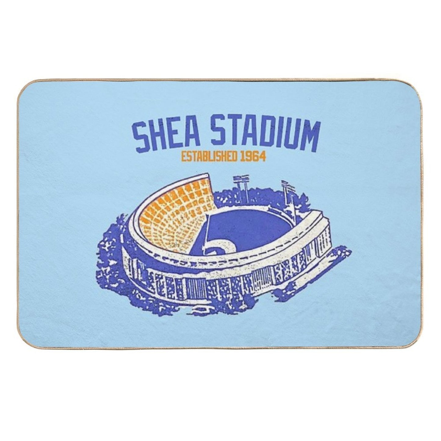 Shea Stadium Pet-Safe Bath Mat