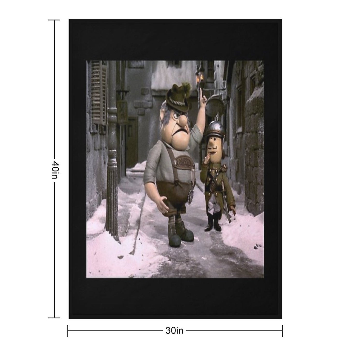 Burgermeister On The Town Multi-functional Throw Blanket