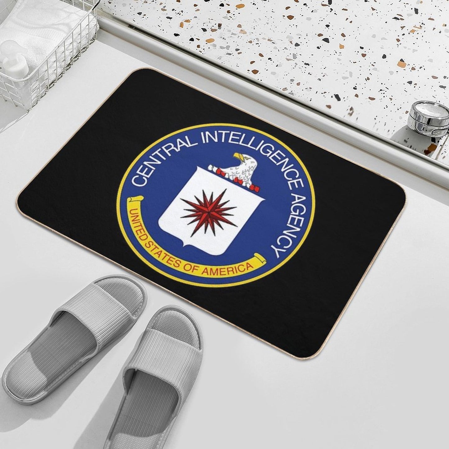 Central Intelligence Agency Long-Lasting Bath Mat