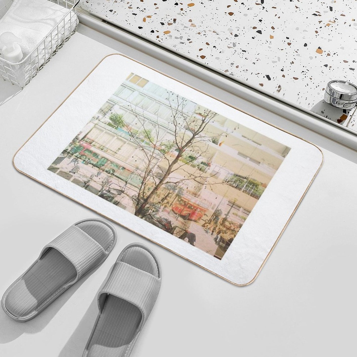 London Dirt-Trapping Bath Mat