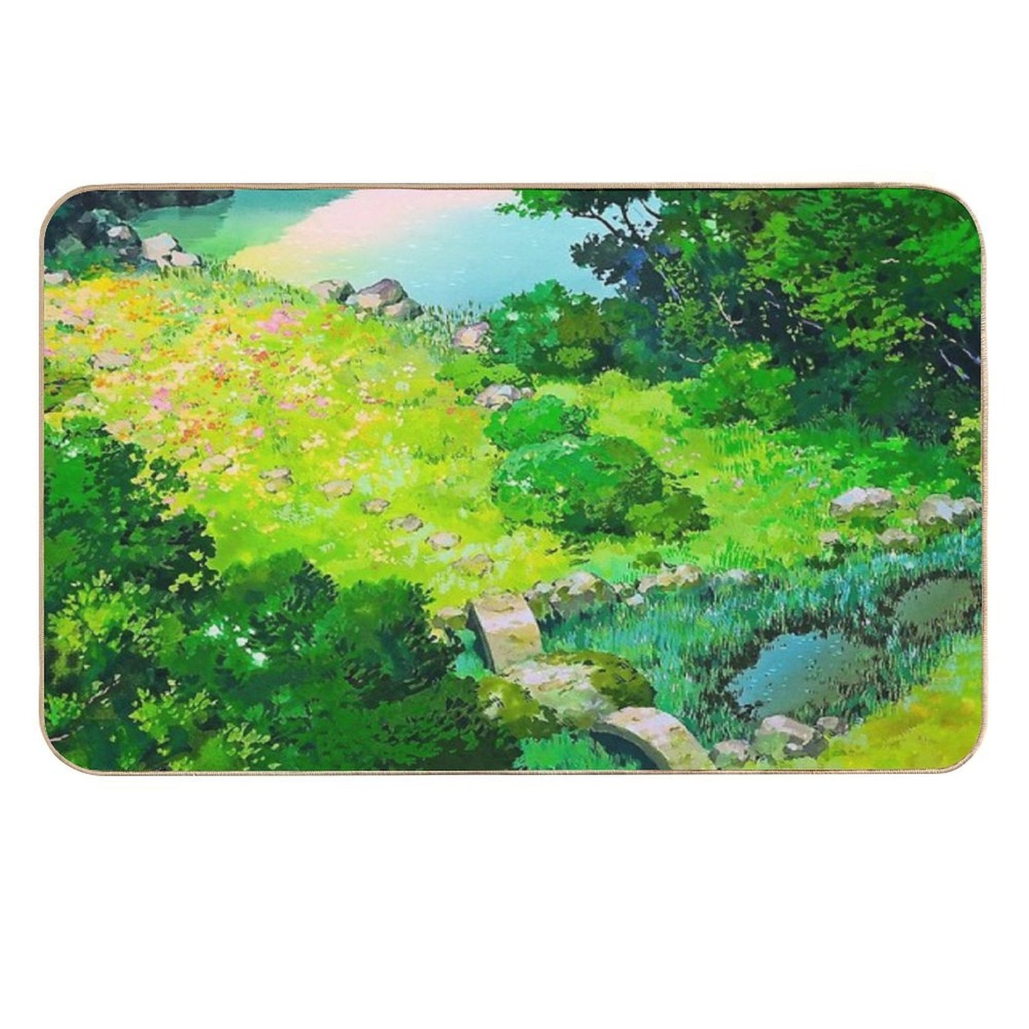 So Small In Such A Big World  Slip-Resistant Bath Mat