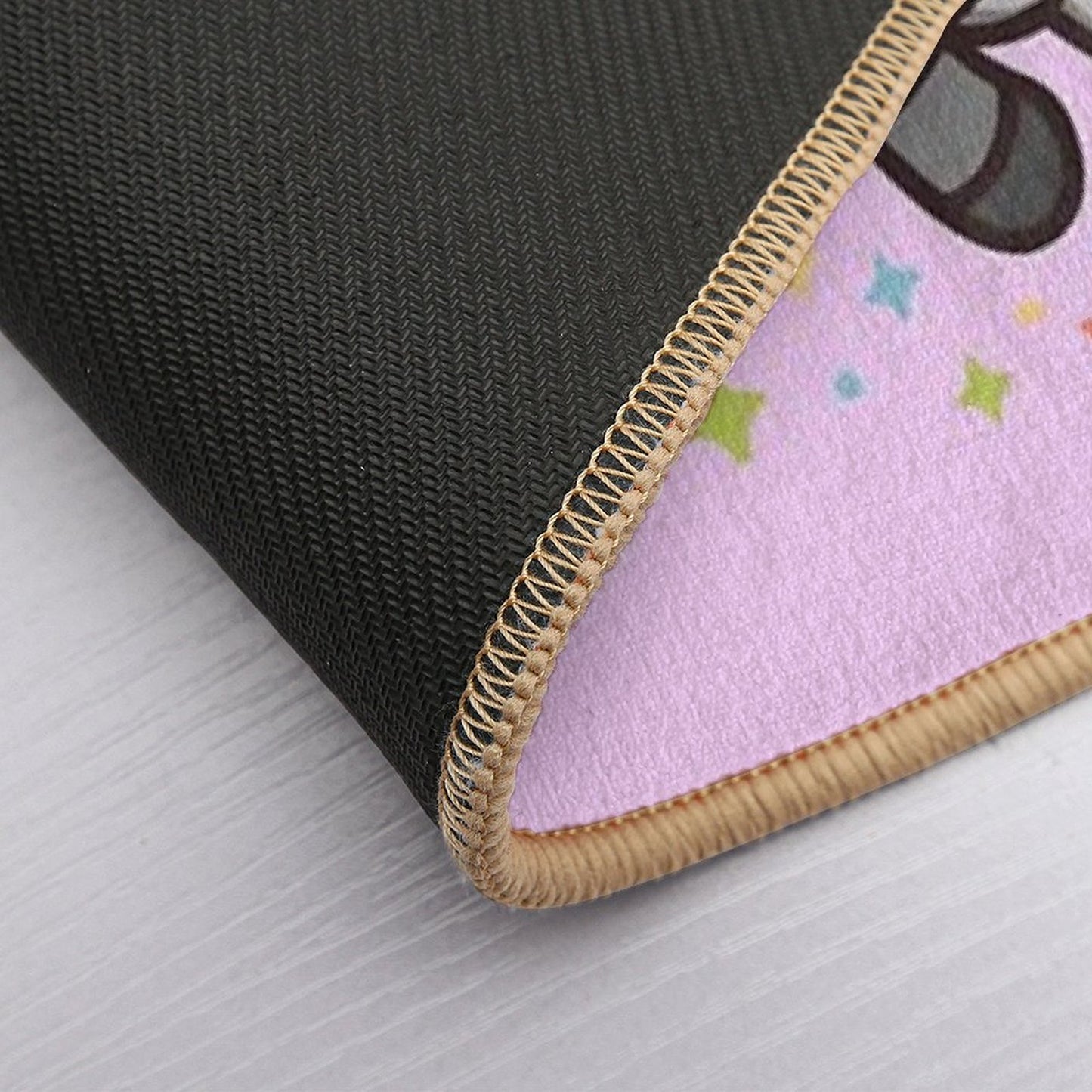 Rainbow Robot Unicorn Easy Maintenance Bath Mat