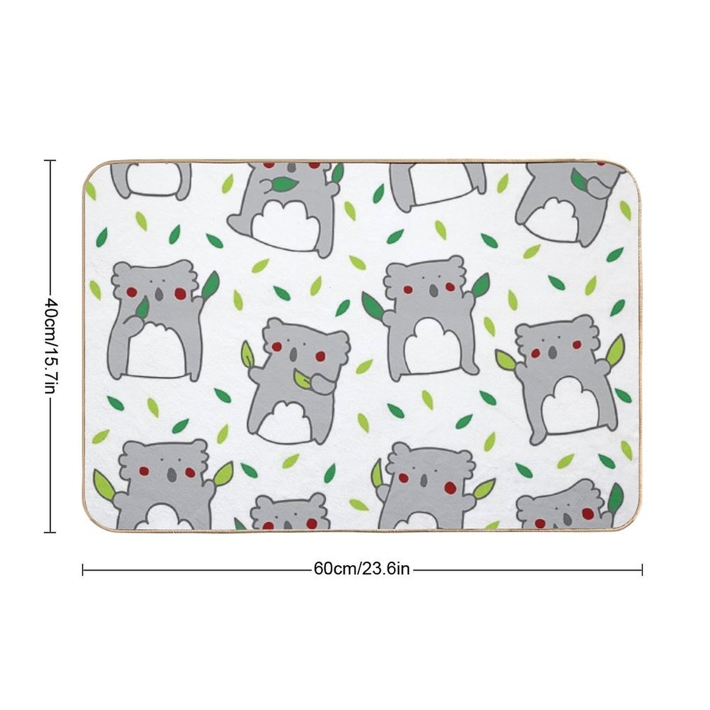 Save The Koalas Pet-Safe Bath Mat