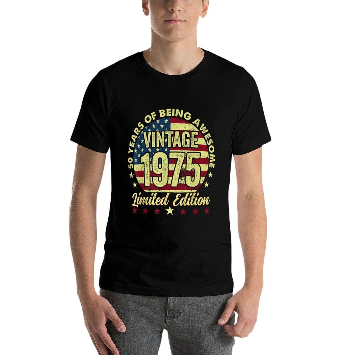 50 Year Old Gifts Vintage 1975 Limited Edition 50th Birthday Versatile T-Shirt