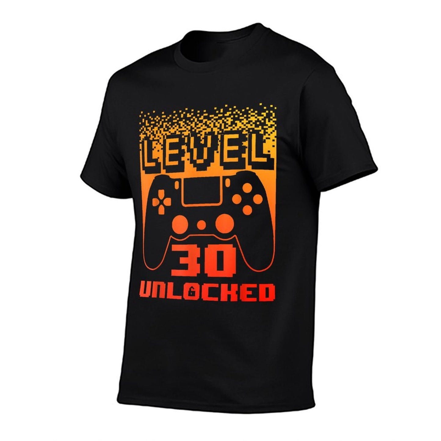 30th Birthday For Men Level 30 Unlocked Gamer 30 Year Old Durable T-Shirt