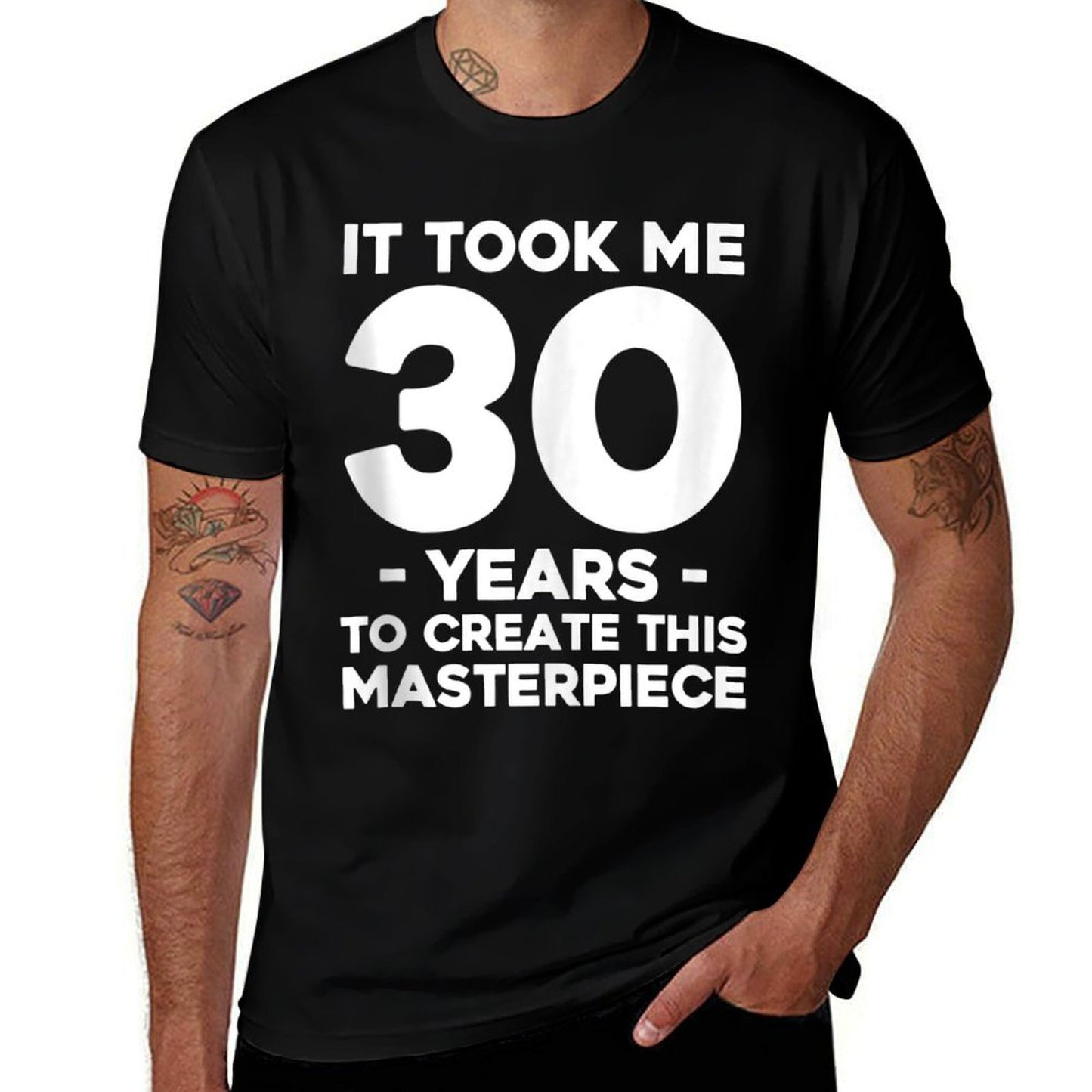 Funny 30th Birthday Joke 30 Years Old Gag Gift Idea Slim-fit Cut T-Shirt