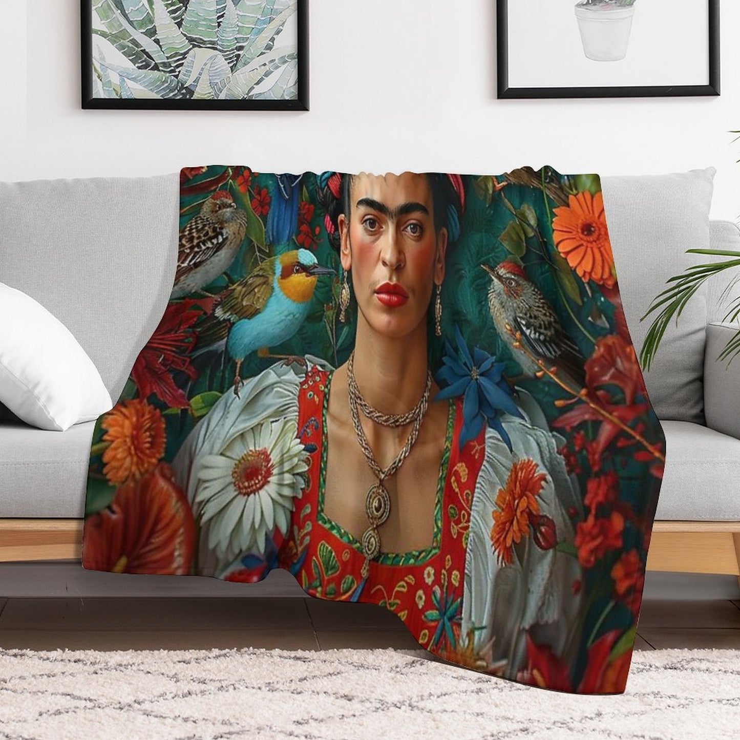 Frida Kahlo Gift-ready Throw Blanket