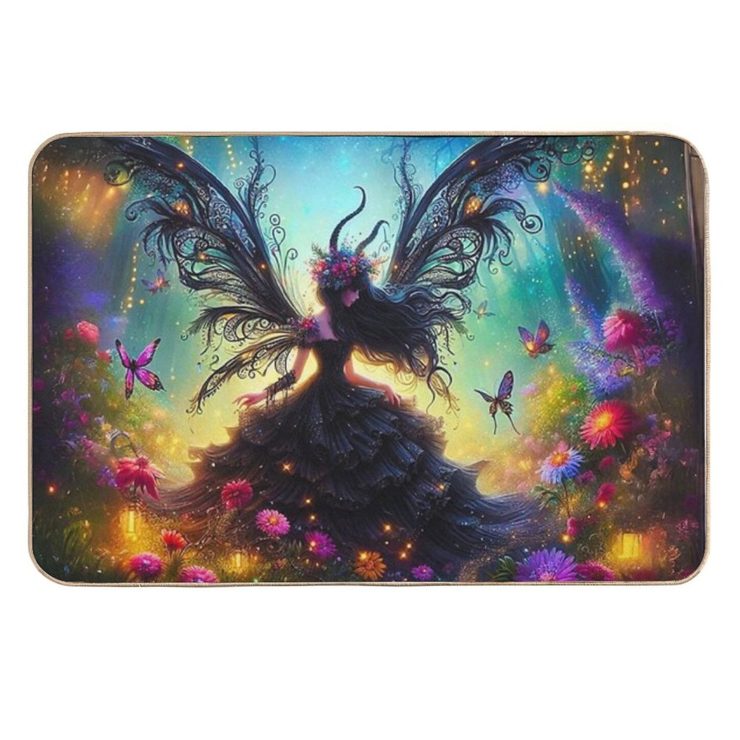Fairy in Enchanted Woods Long-Lasting Bath Mat
