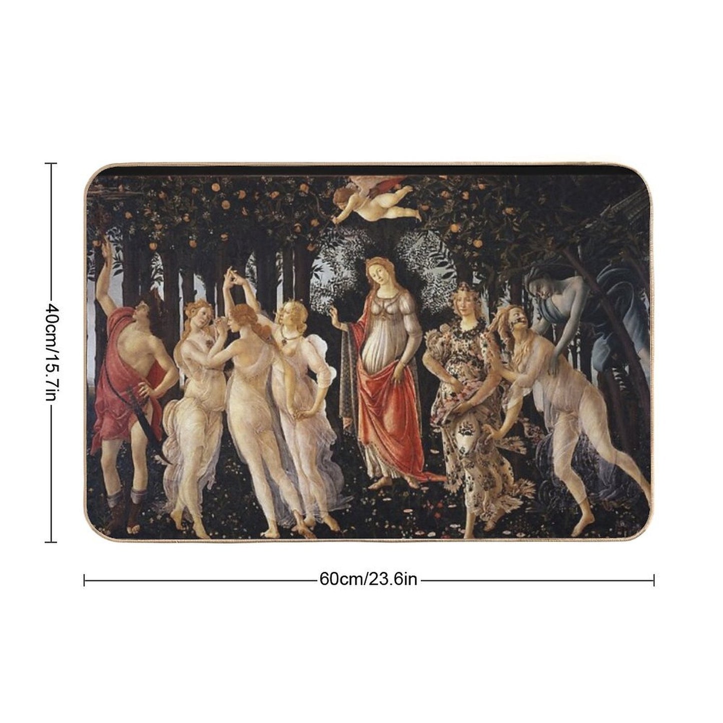 La Primavera - Allegory Of Spring - Sandro Botticelli Versatile Bath Mat