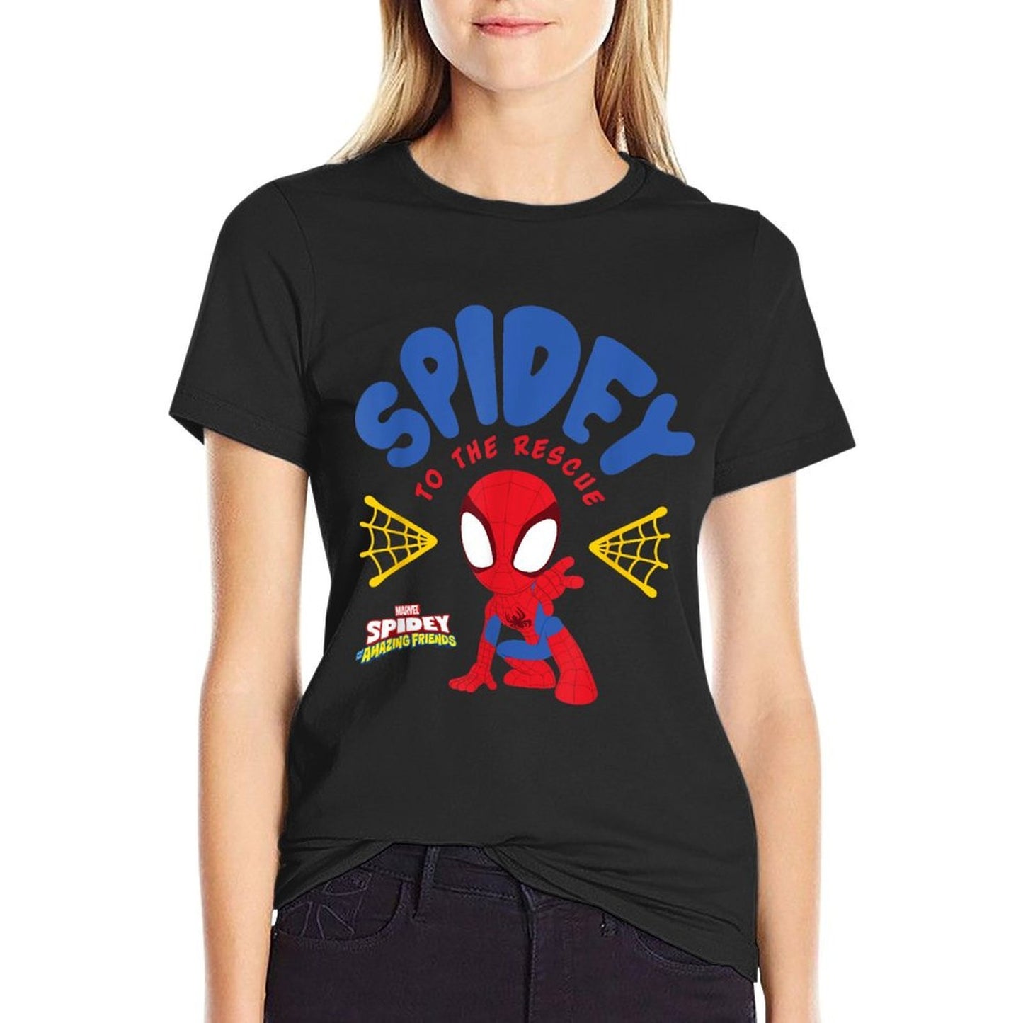 Marvel Spidey And His Amazing Friends Spidey To The Rescue Lightweight T-Shirt