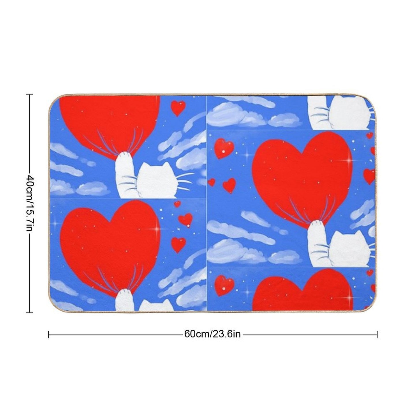 Cute Cat 1 Odorless Bath Mat