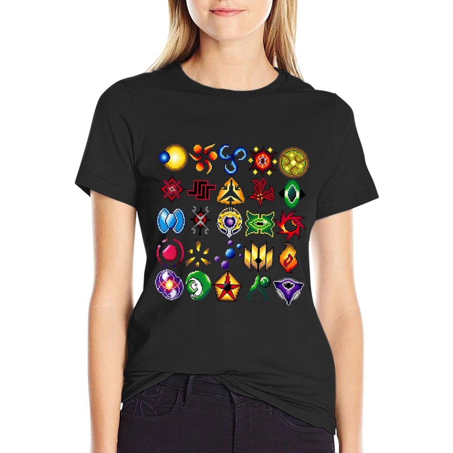 All 25 Twilight Imperium Factions Square Arrangement Graphic-printed T-Shirt
