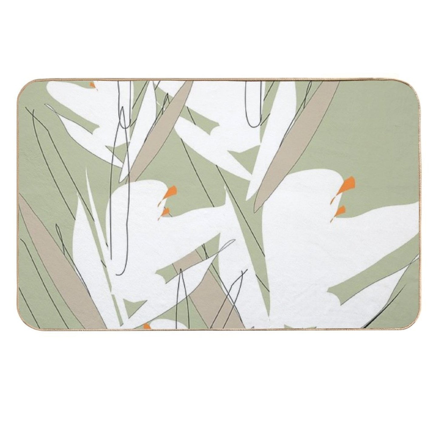 Spring Easy To Clean Bath Mat