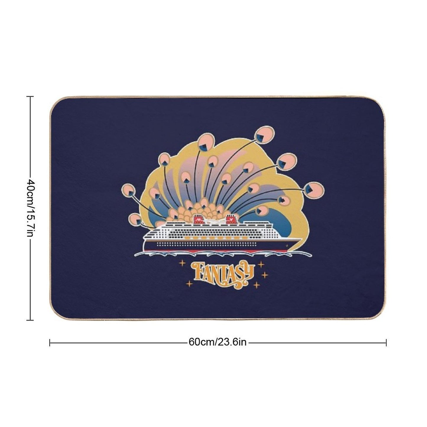 The Fantasy Durable Bath Mat