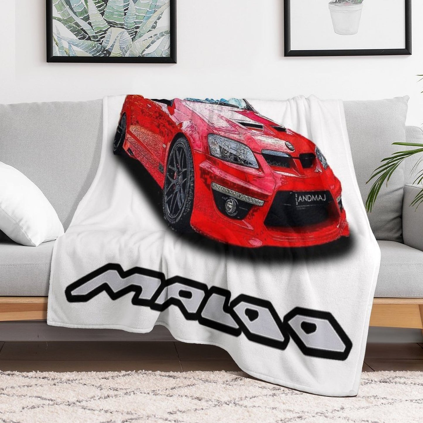 Sting Red VE HSV Maloo Comfort Throw Blanket