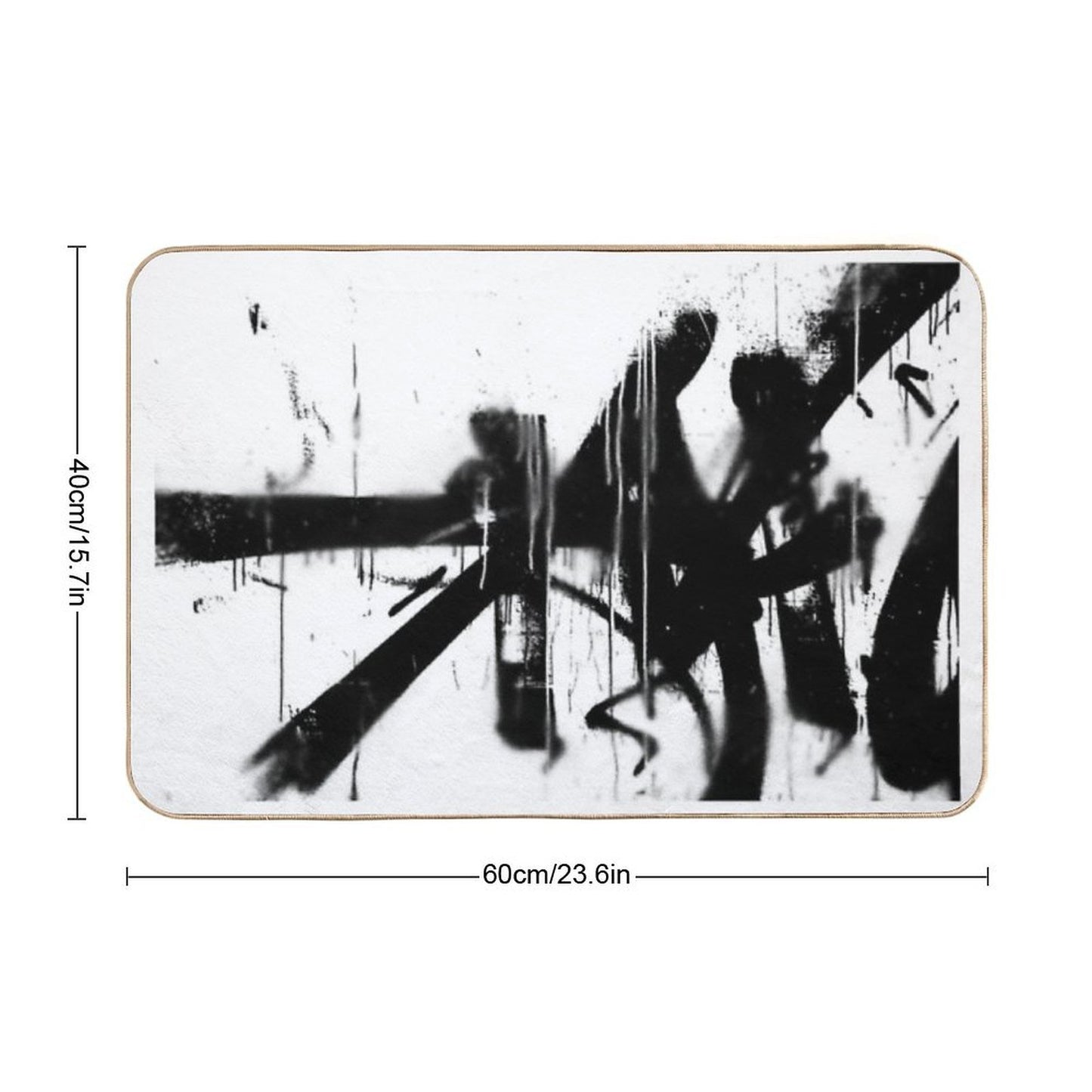 Abstract Graffiti - 1 Anti-Trip Bath Mat