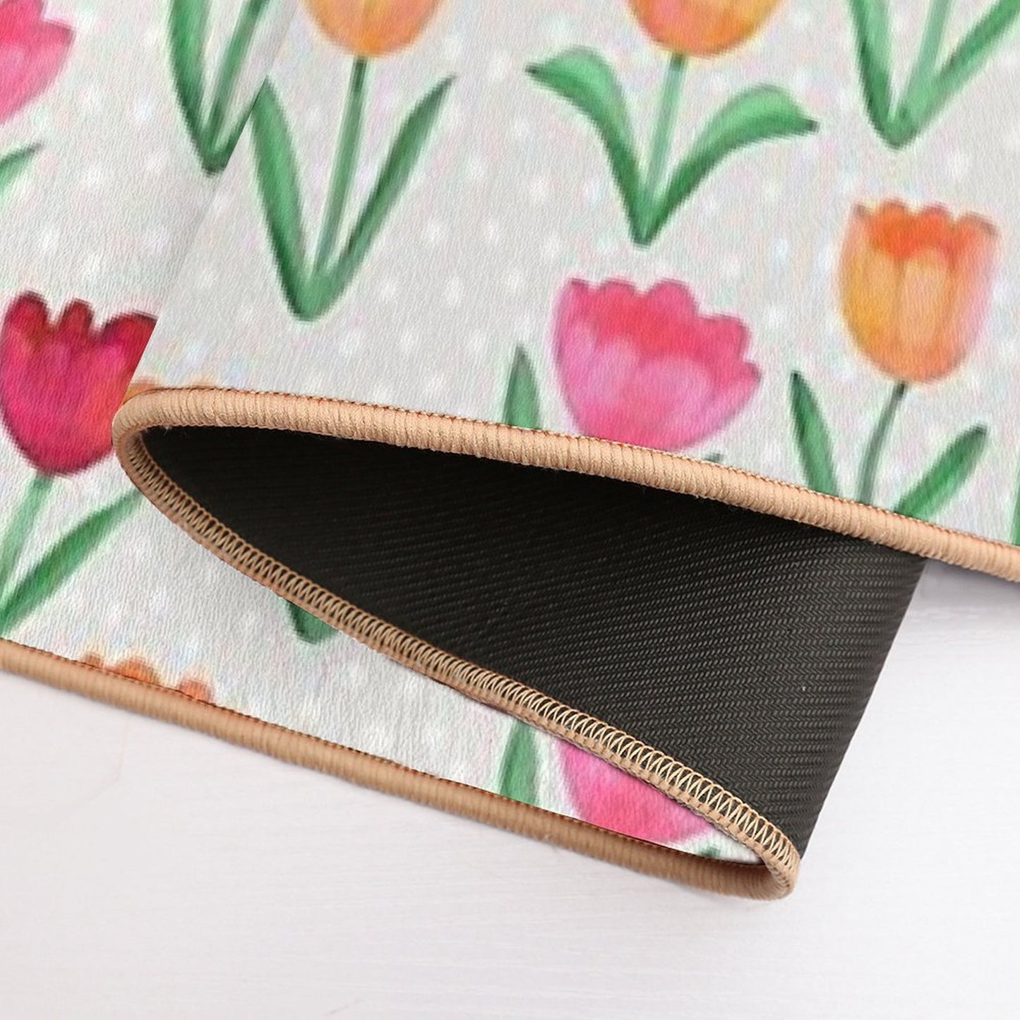 Spring Tulips Rapid-Drying Bath Mat