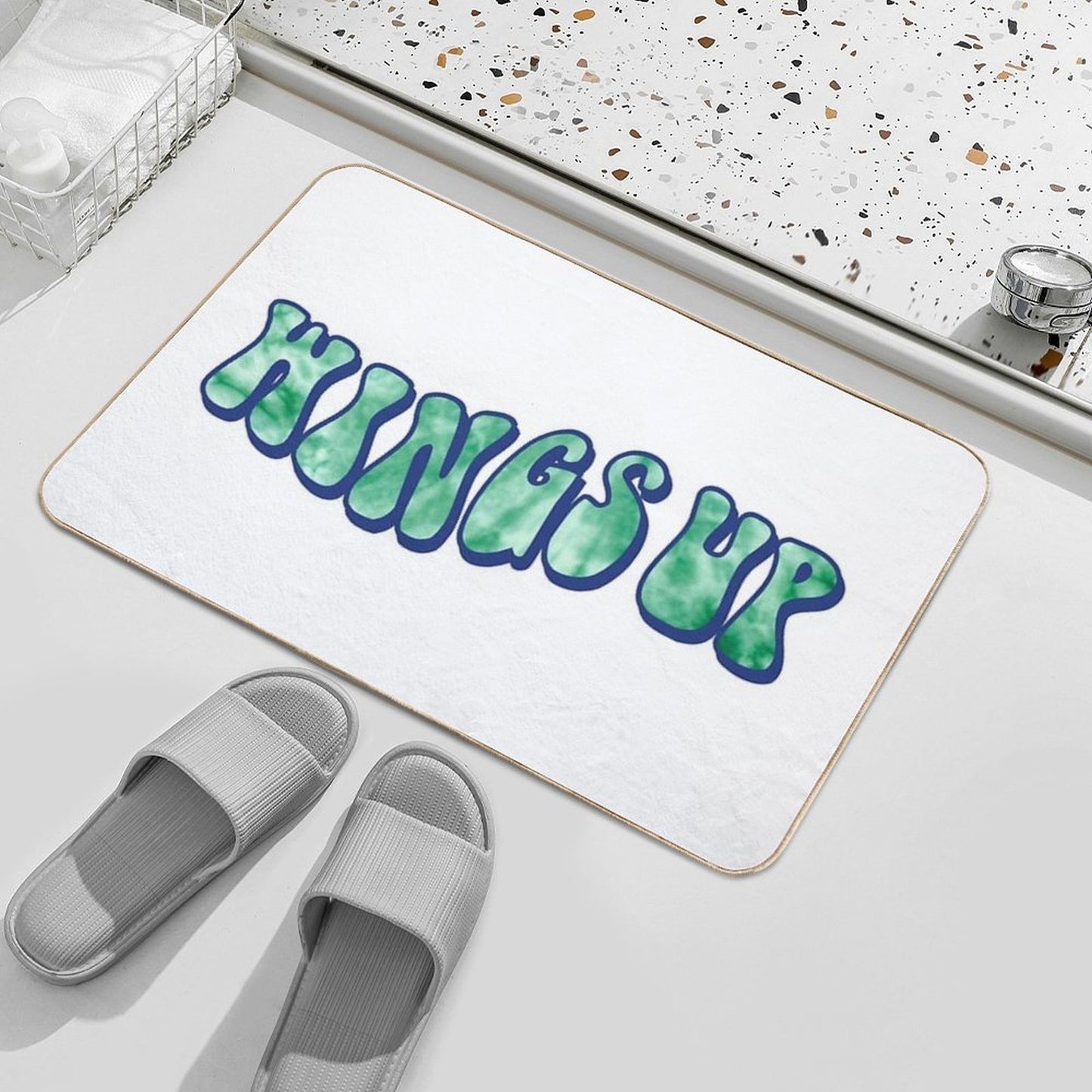 Fgcu Wings Up Durable Bath Mat