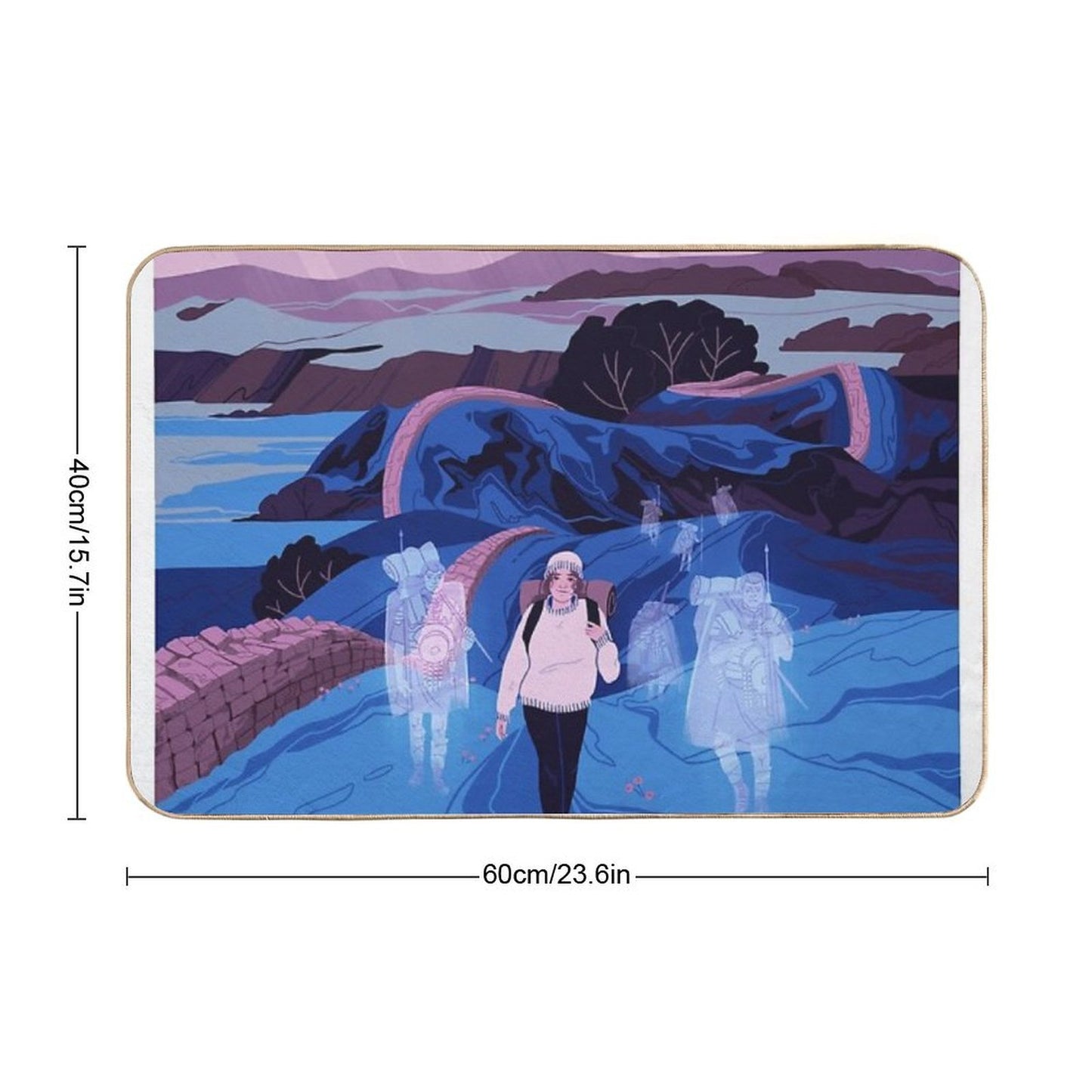 Walk Alone Long-Lasting Bath Mat