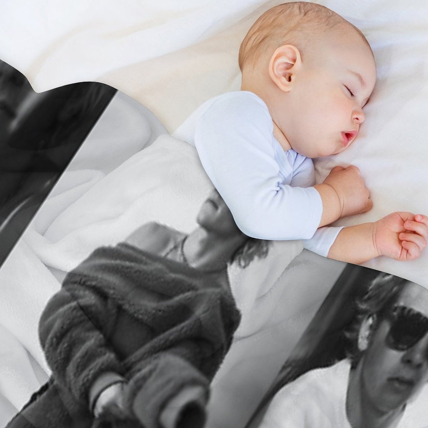 Ross Lynch Collage Eco-conscious Throw Blanket