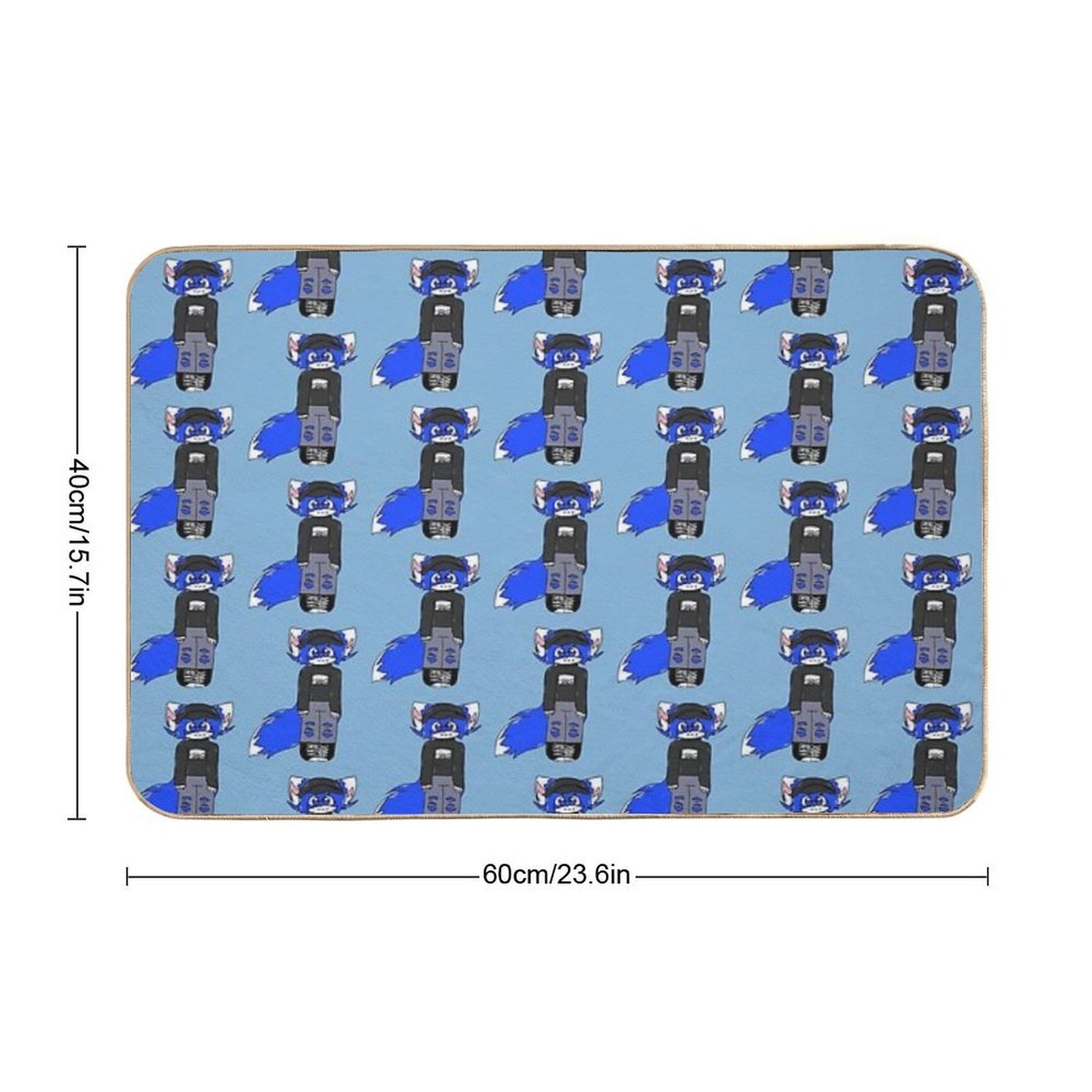 Bluefox Derek Slip-Resistant Bath Mat