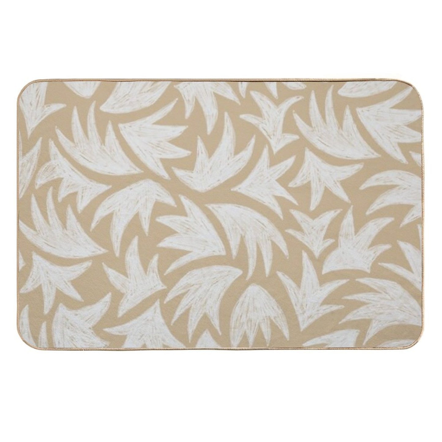 Spiky Minimal Pattern Durable Bath Mat