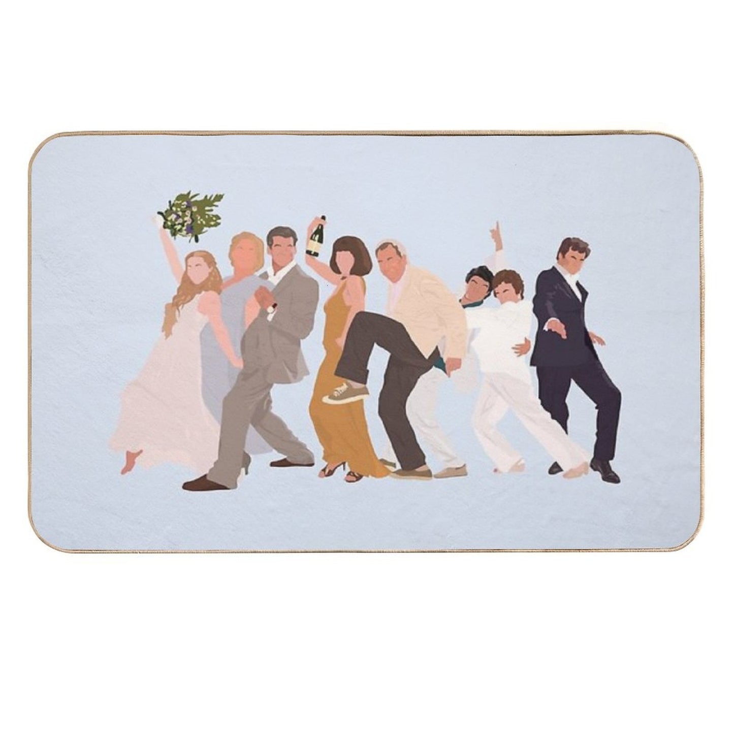 Mamma Mia Rapid-Drying Bath Mat