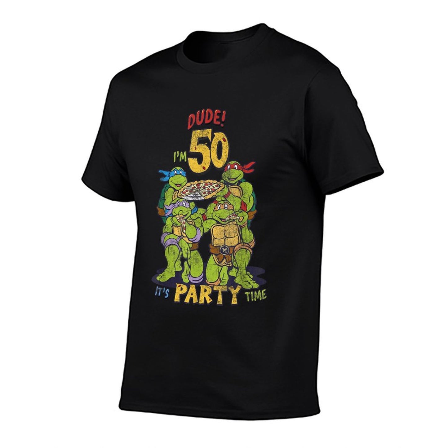 Teenage Mutant Ninja Turtles 50th Birthday Pizza Party Durable T-Shirt