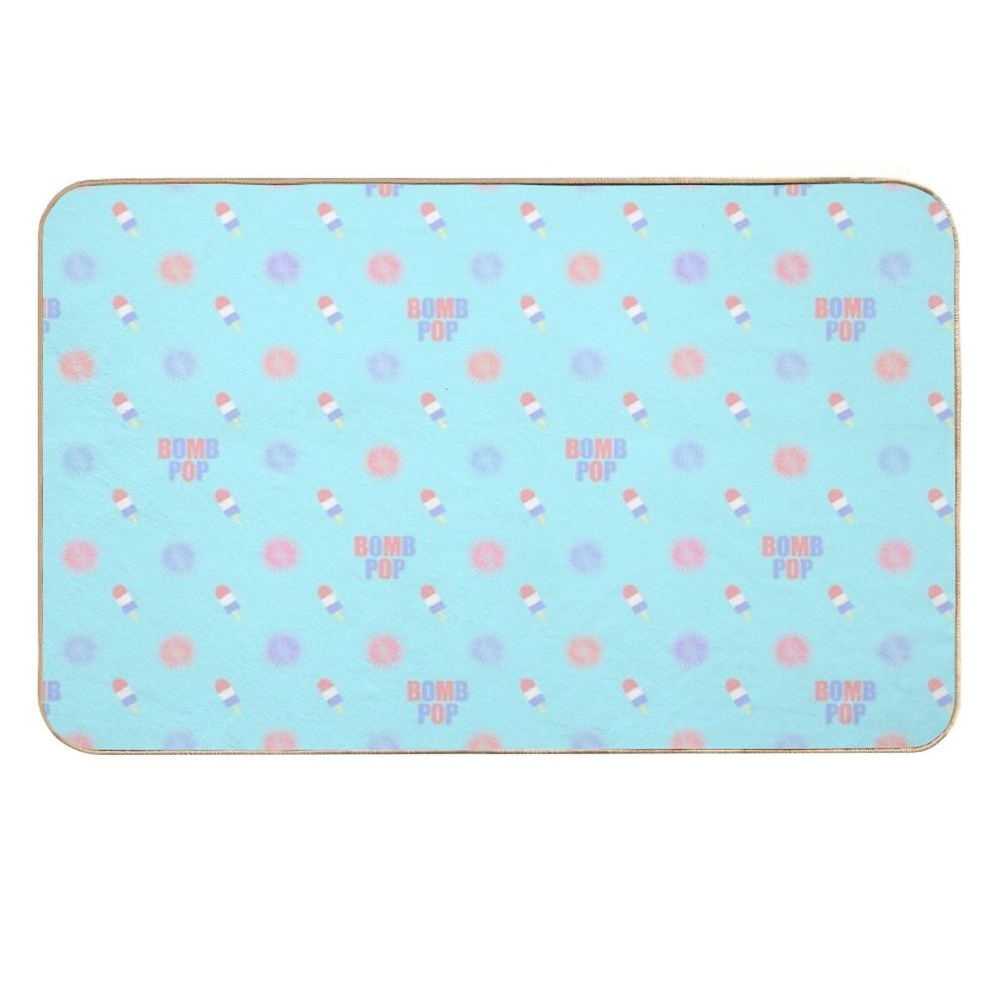 Bomb Pop! Easy To Clean Bath Mat