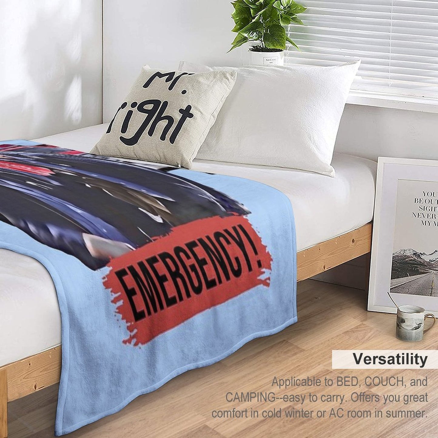 Emergency Paramedics Easy Care Throw Blanket