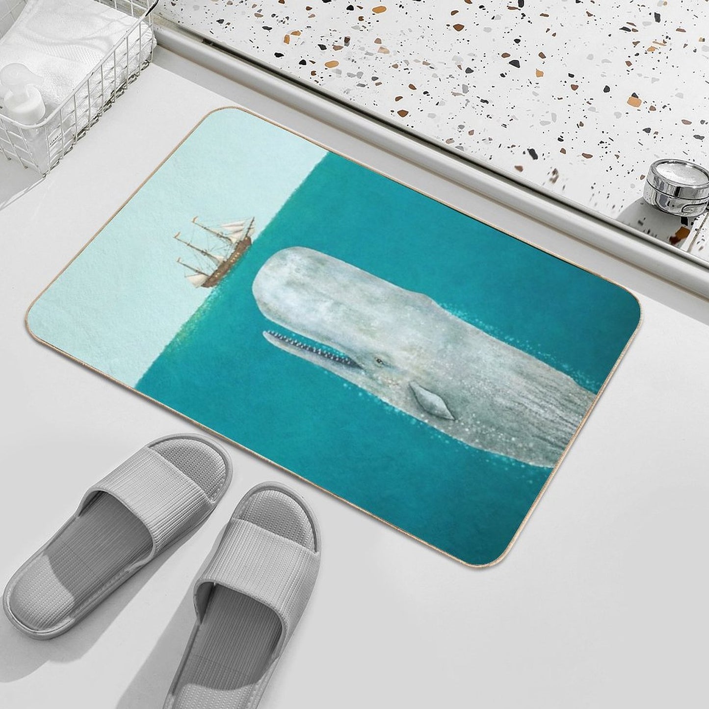The Whale - Full Length Odorless Bath Mat