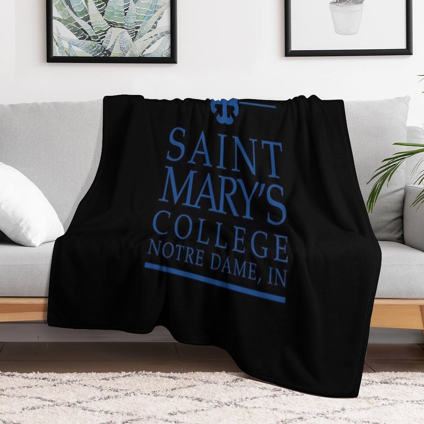 Saint Mary's College-belles Durable Throw Blanket