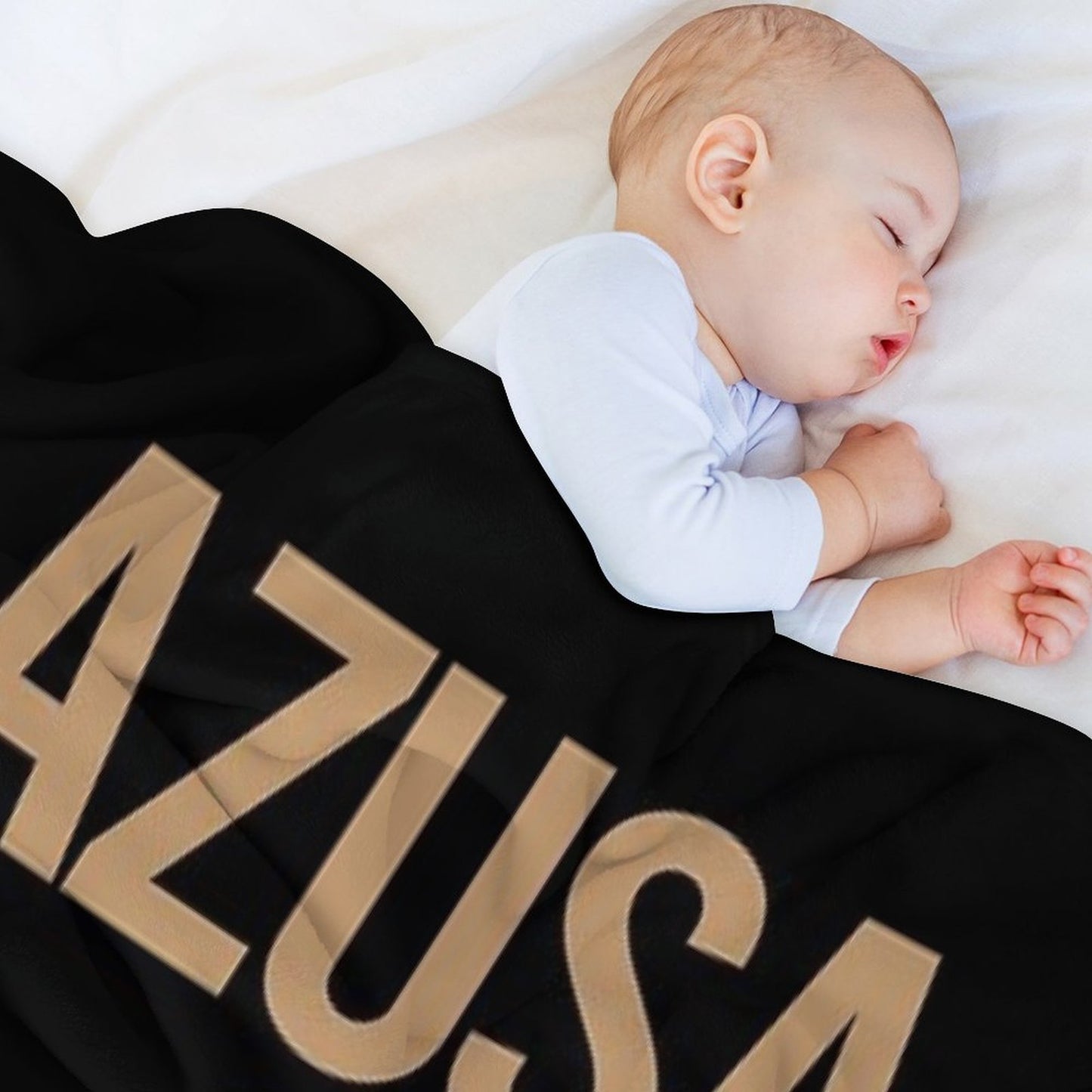 Bear With Guitar Azusa Velvety-soft Throw Blanket