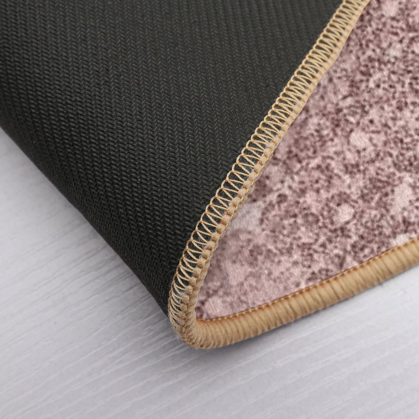 Rose Gold Glitter Dust II Durable Bath Mat