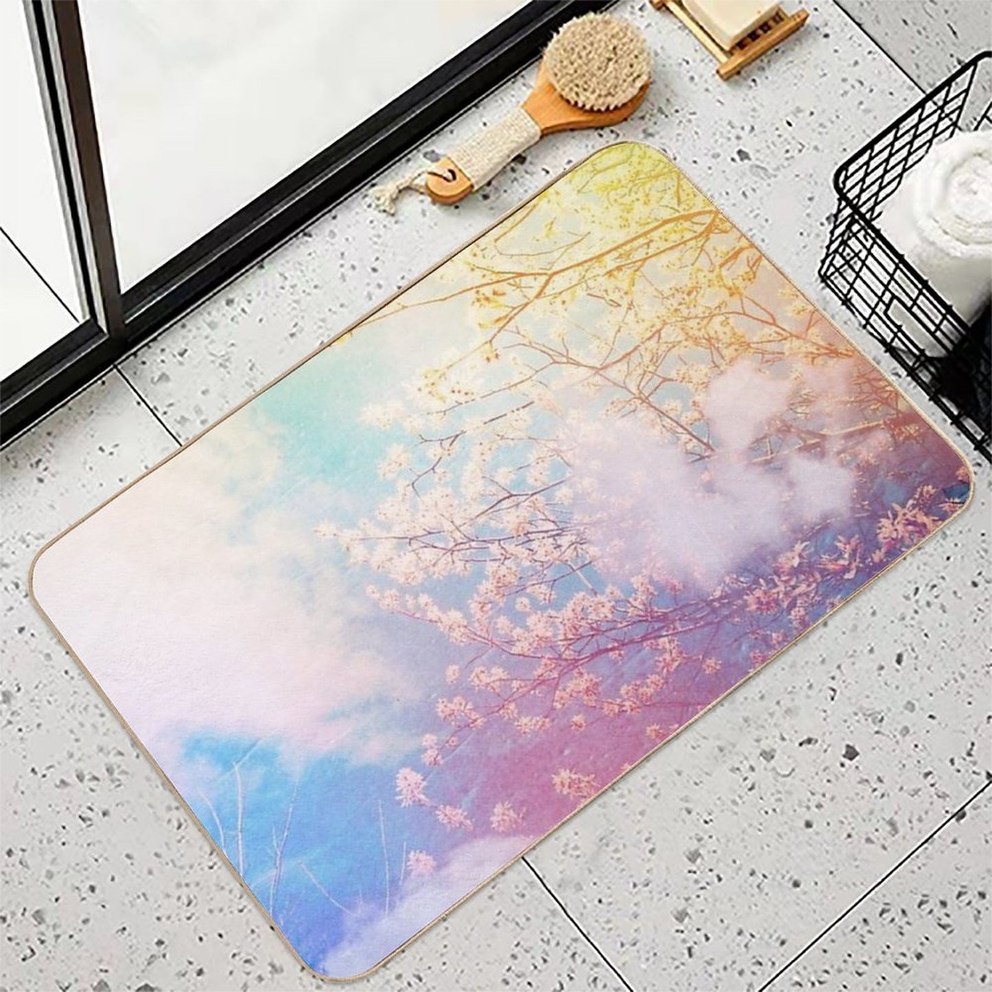 Springtime Dreaming Easy Maintenance Bath Mat