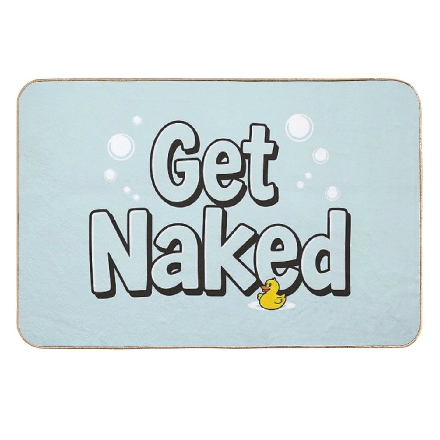 Get Naked - Fun Bathroom Stain-Proof Bath Mat