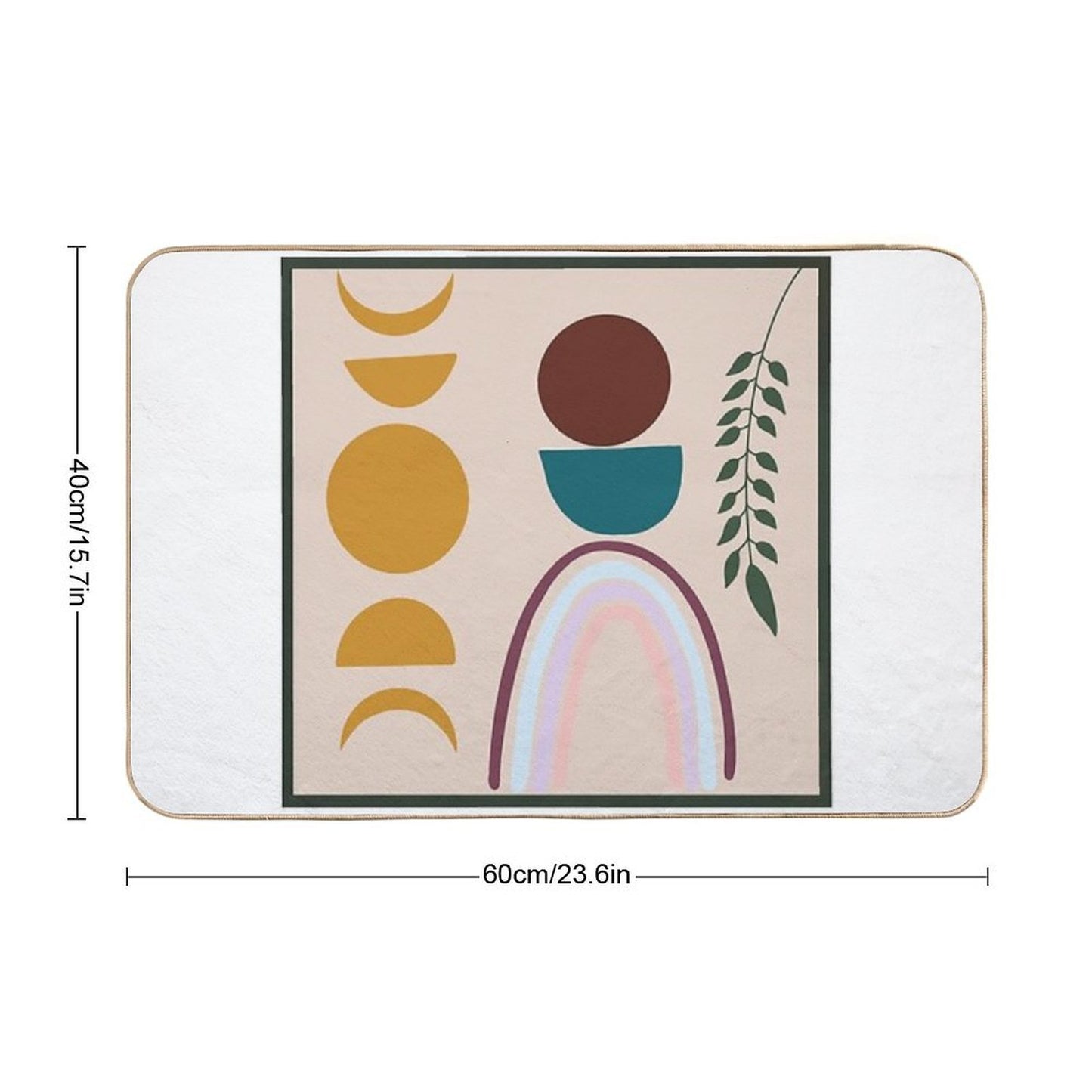 Boho Art Non-Slip Bath Mat