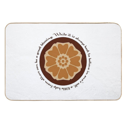 White Lotus Iroh Quote  Odorless Bath Mat