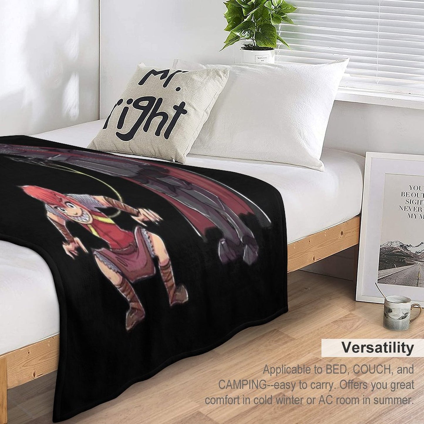 Nimona Plush Throw Blanket