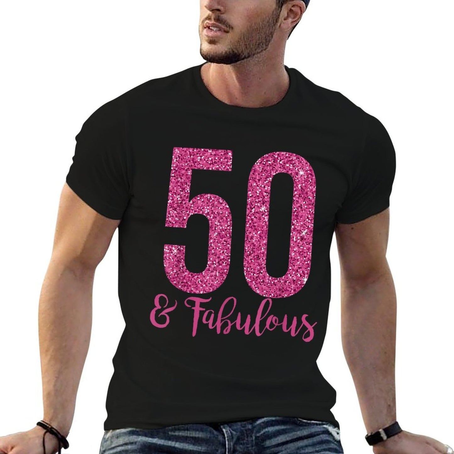 50Th Birthday For Women Saying 50 And Fabulous Relaxed-fit T-Shirt