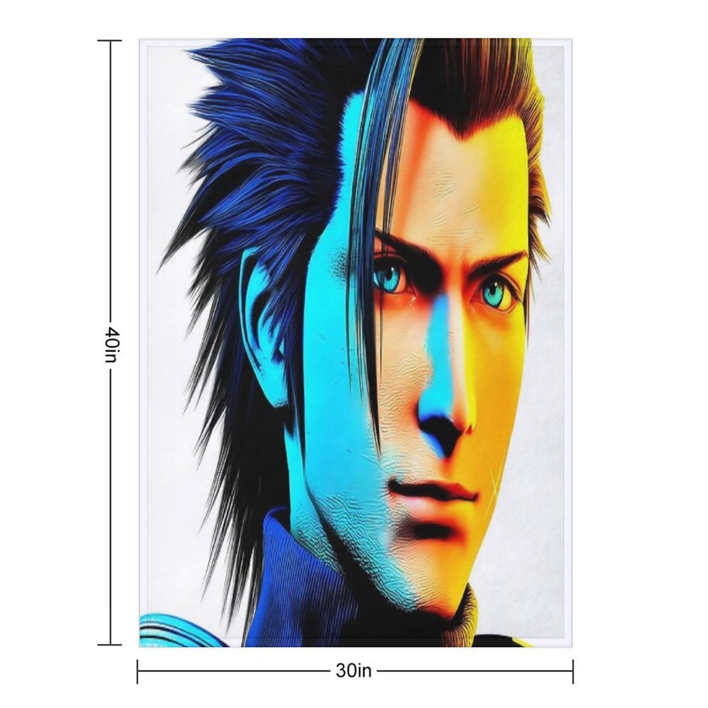 Zack Fair - 1 Compact Throw Blanket