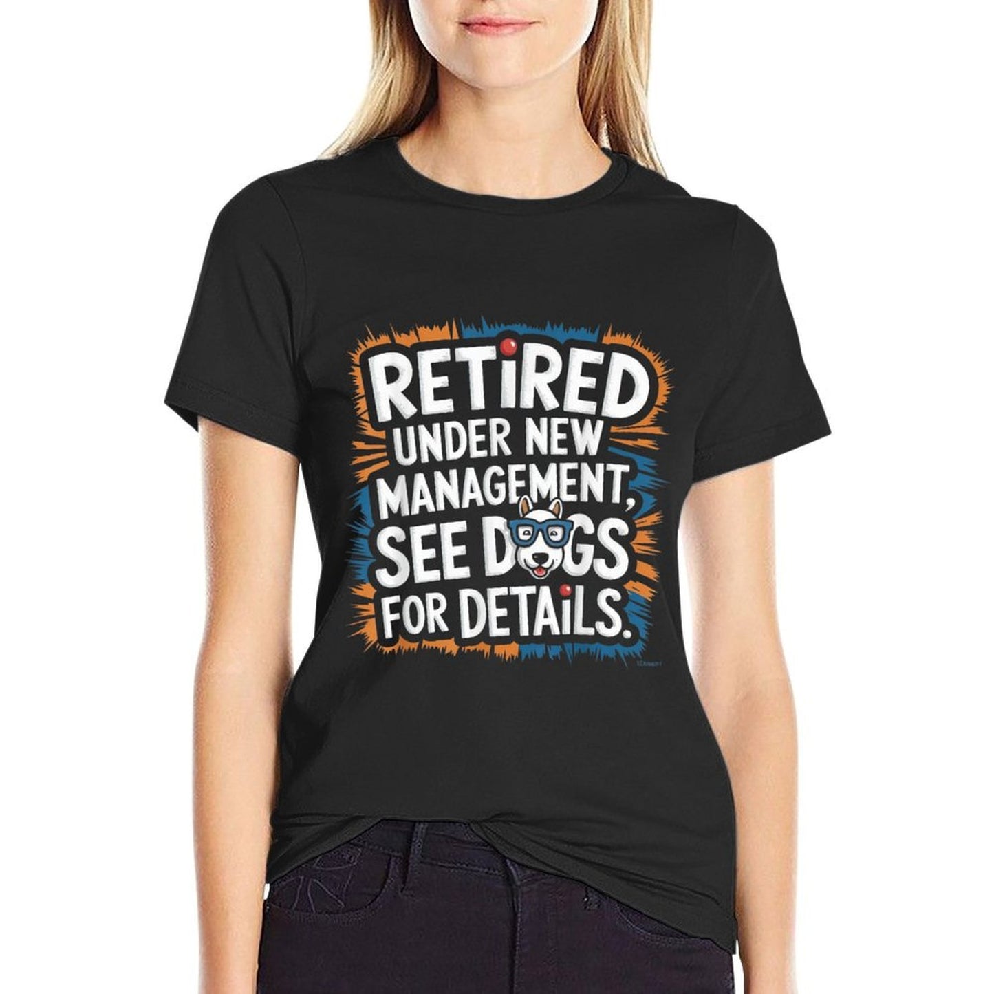Retired 2025 Women Funny Retirement Men Women For Dogs Lover Versatile T-Shirt