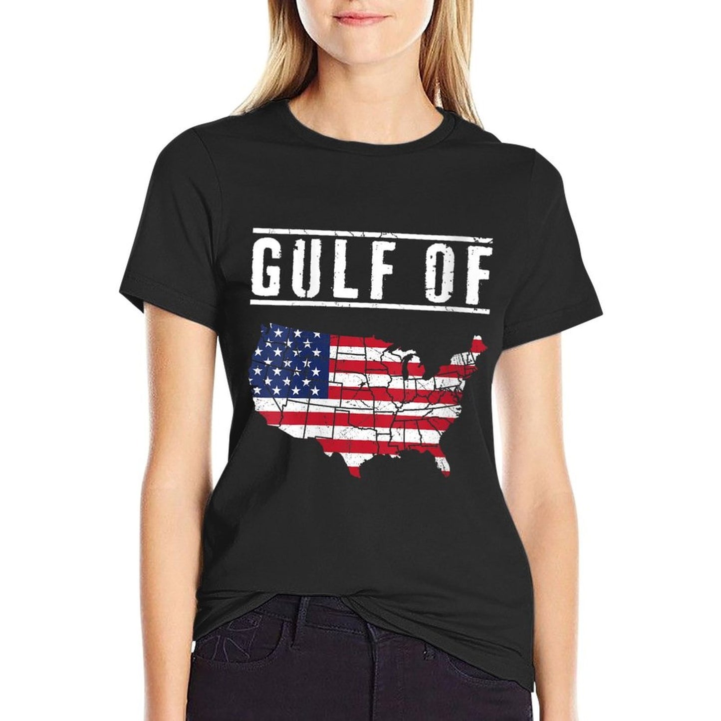 Womens Gulf of United States of America  Moisture-wicking T-Shirt