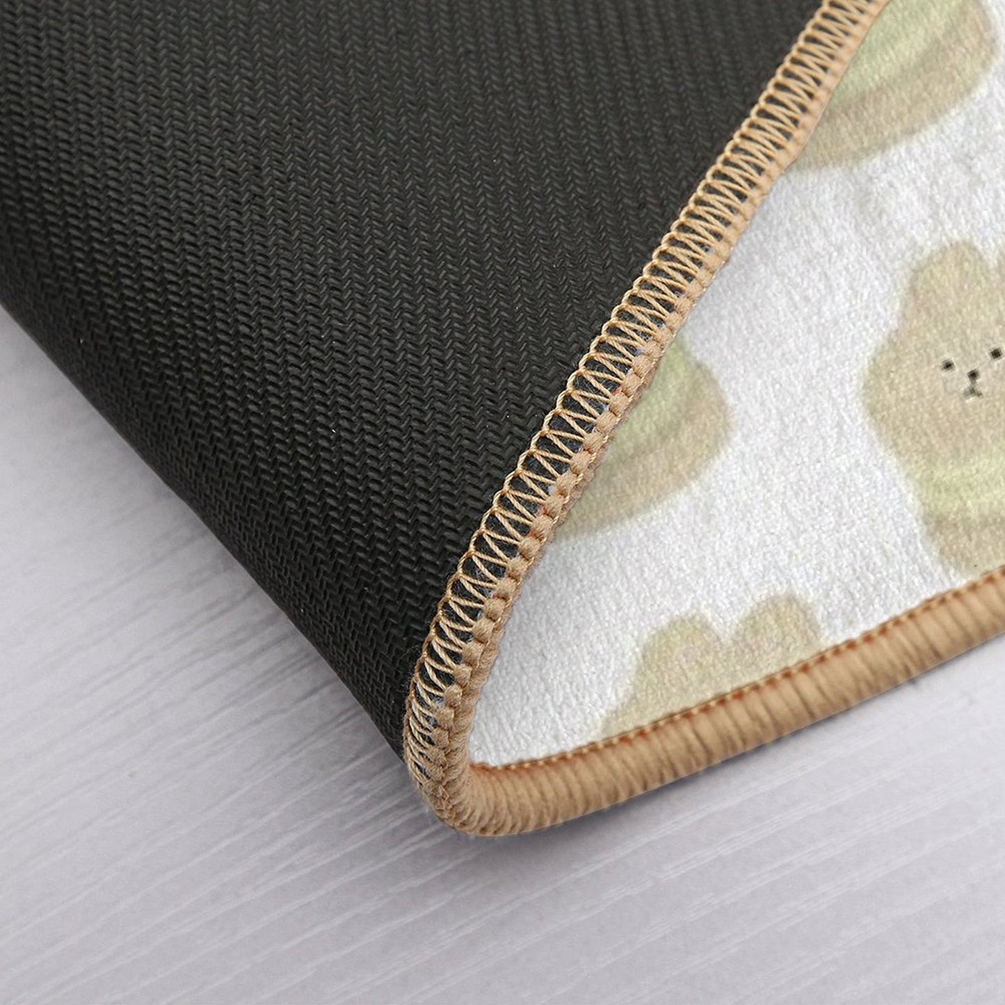 Vanilla Bunny Fatcaron Fade-Resistant Bath Mat
